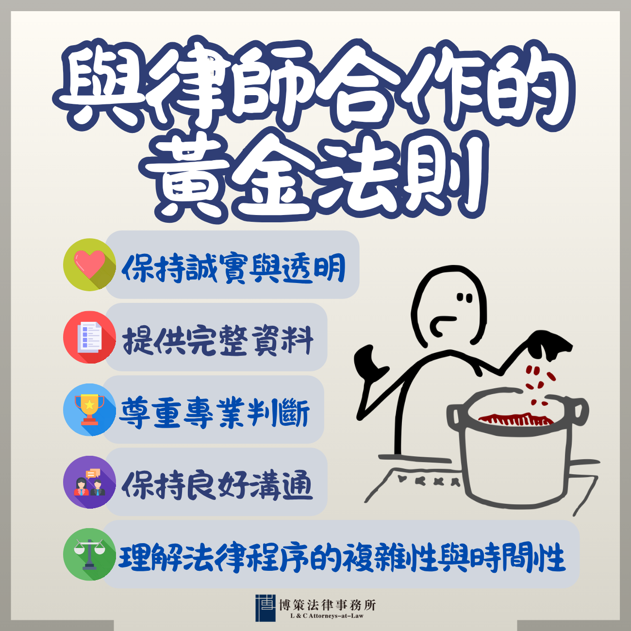 高雄律師 與律師合作的黃金法則