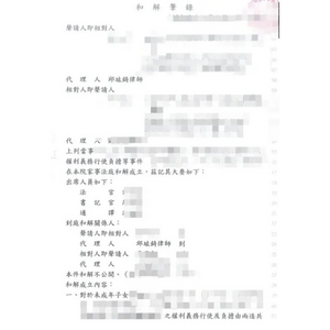 成功替委託人和解擔任未成年子女主要照顧者成立1